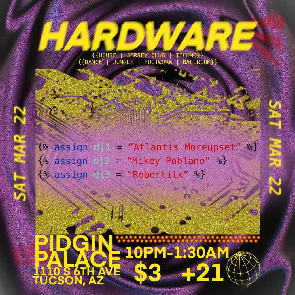 HARDWARE DJ NIGHT