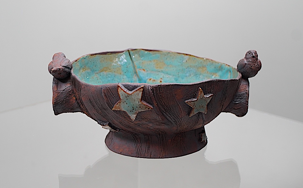 Faux Bois Center Piece Bowl Large, 2025
