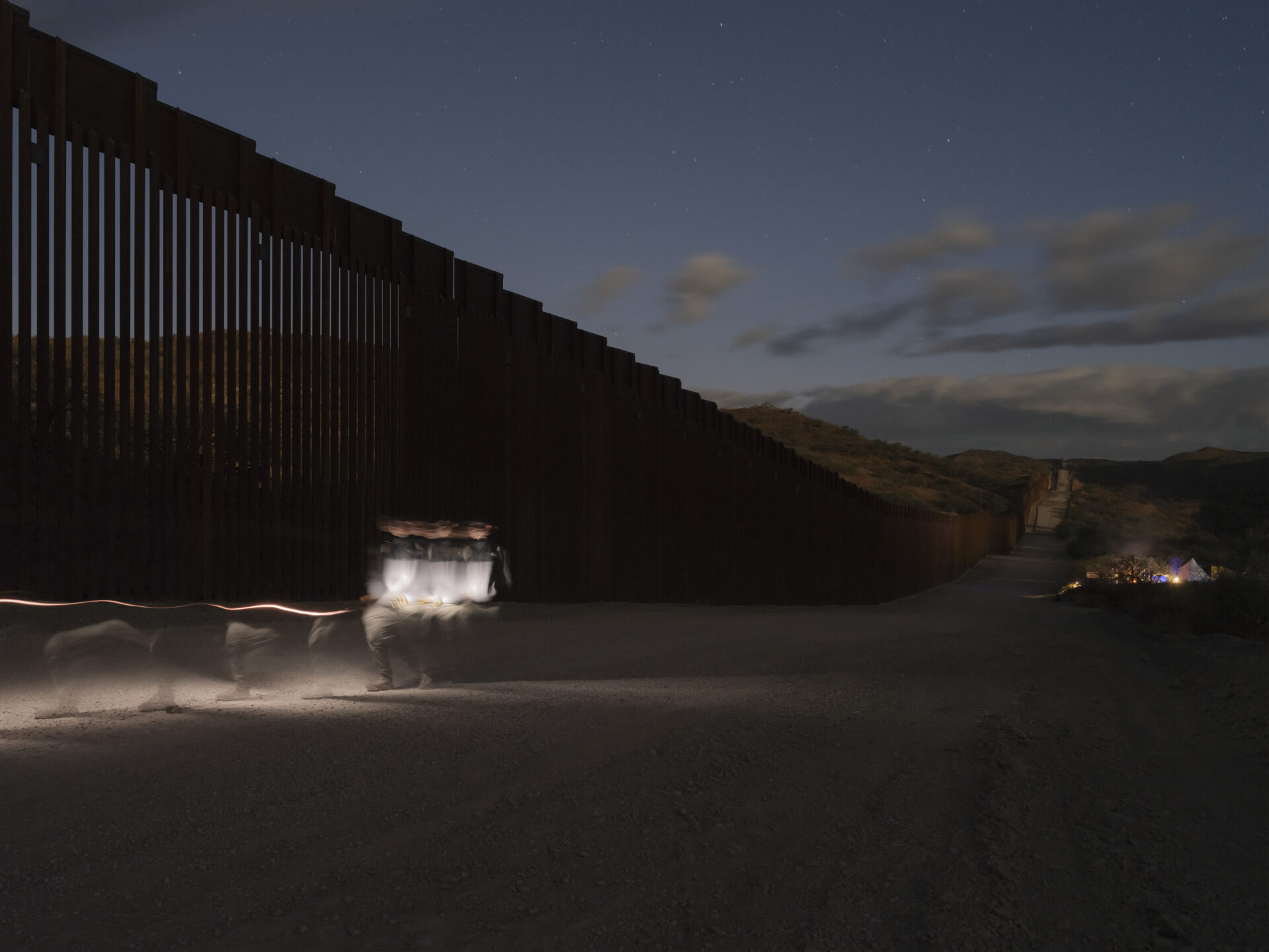 Mexico-US  Border, Warsaw Canyon, AZ