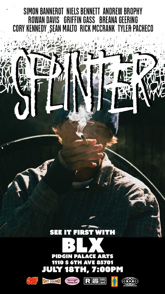 Premiere of Girl Skateboard’s Newest Film SPLINTER, Friday, July 18th, 7PM