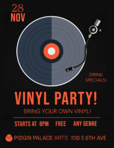 VINYL PARTY!