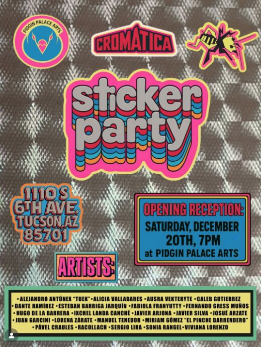 STICKER PARTY – OPENING RECEPTION