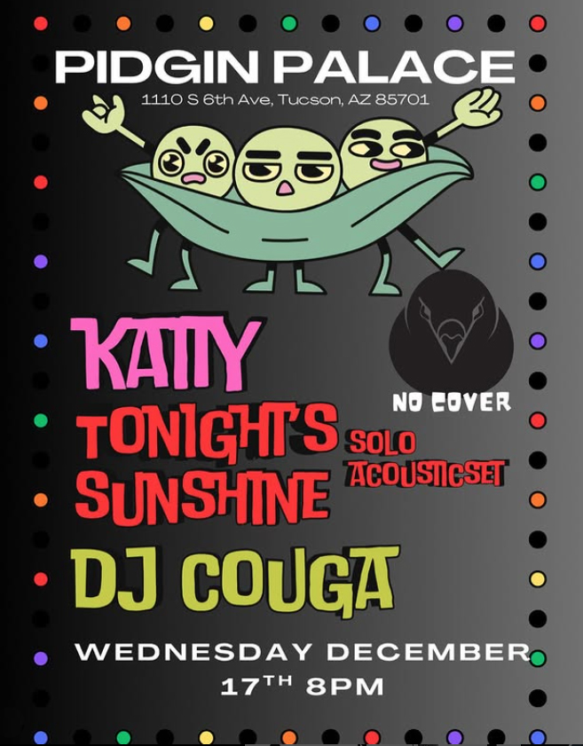 Katty, Tonight’s Sunshine (Solo Acoustic Set), DJ Couga