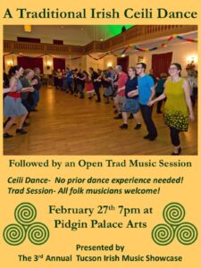 A Traditional Irish Ceile Dance... followed by an Open Trad Music Session